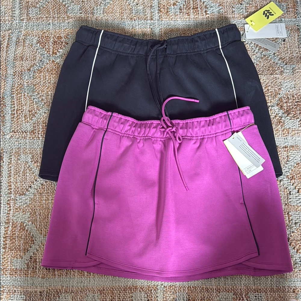 All in Motion Gray and Blue Mini Skirt Set Casual